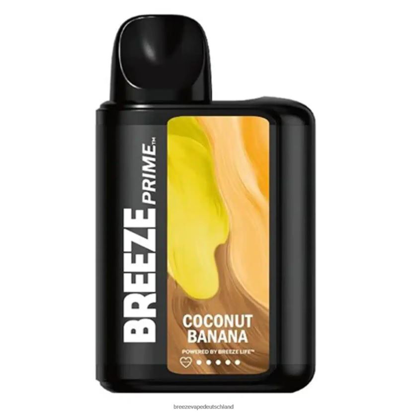 DB4FTR1 Breeze Prime 6000 Züge Kokos-Banane | Breeze Vape Near Me
