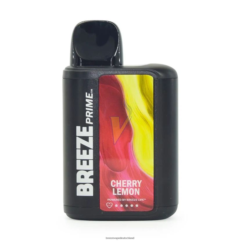 DB4FTR2 Breeze Prime 6000 Züge Kirschzitrone | Breeze Pro Vape Deutschland