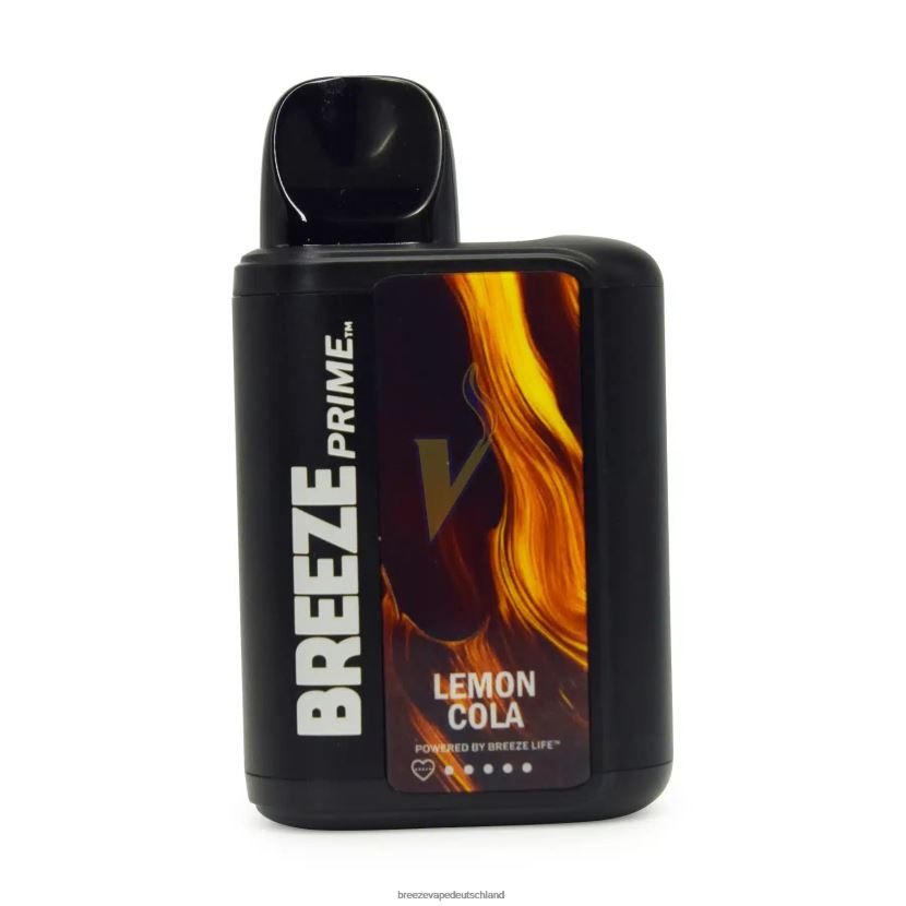 DB4FTR8 Breeze Prime 6000 Züge Zitronen-Cola | Breeze Vape Charger