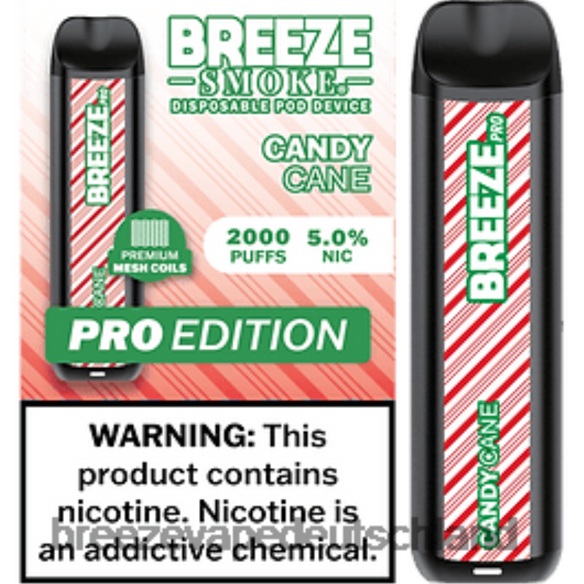 DB4FTR30 Breeze Pro 2000 Züge Zuckerstange | Breeze Vape Amazon