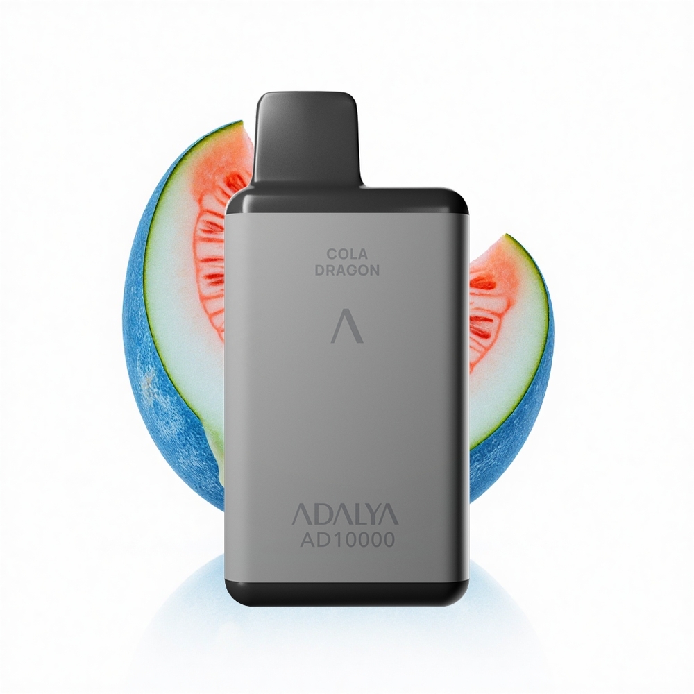 Adalya AD 10000 Puffs Blaue Melone Aluminiumröhre USB-C