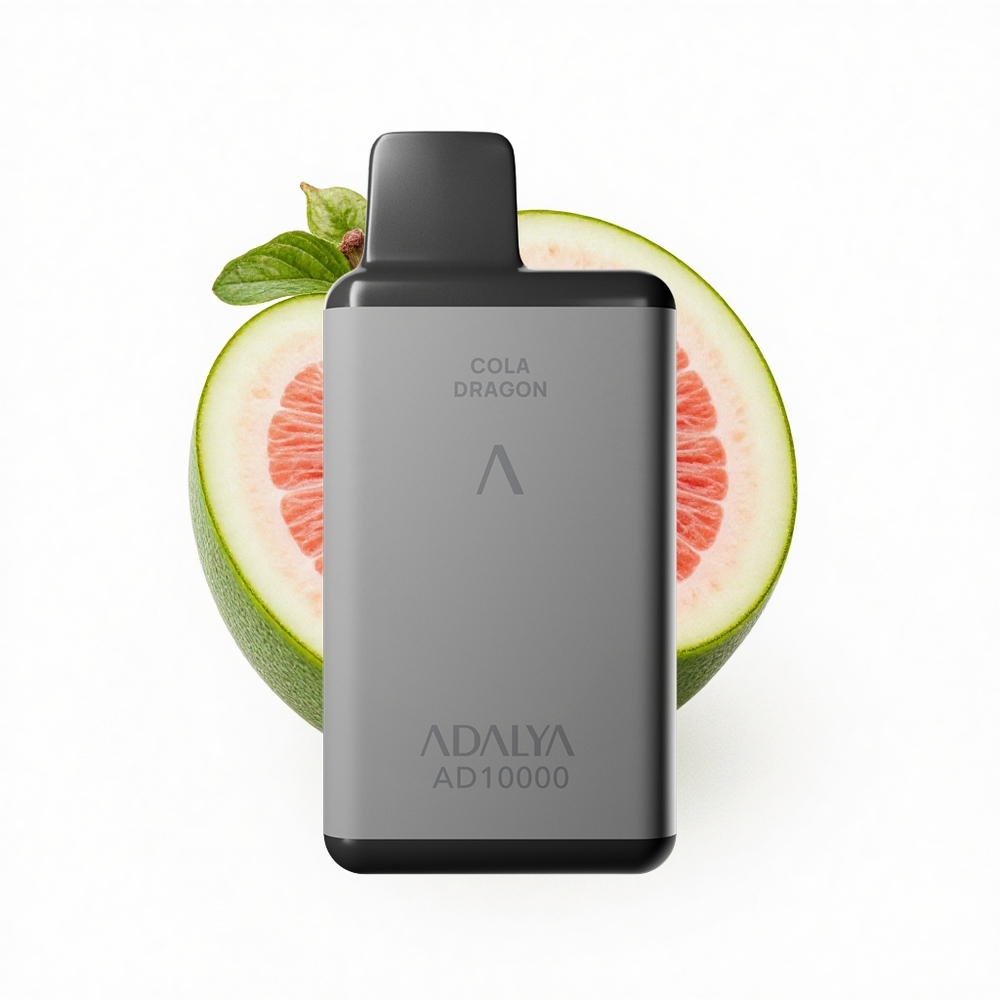 Adalya AD 10000 Puffs Minze Punkt Grau Sandstrahl