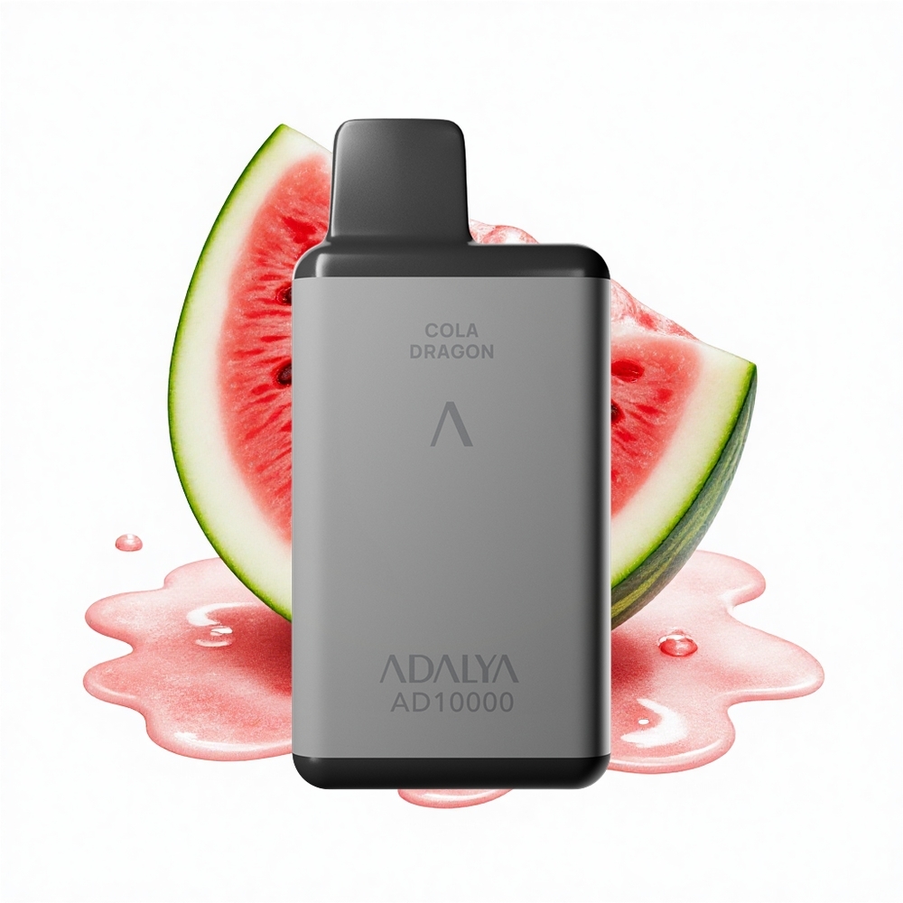 Adalya AD 10000 Puffs Wassermelone Eis Grau Aluminium