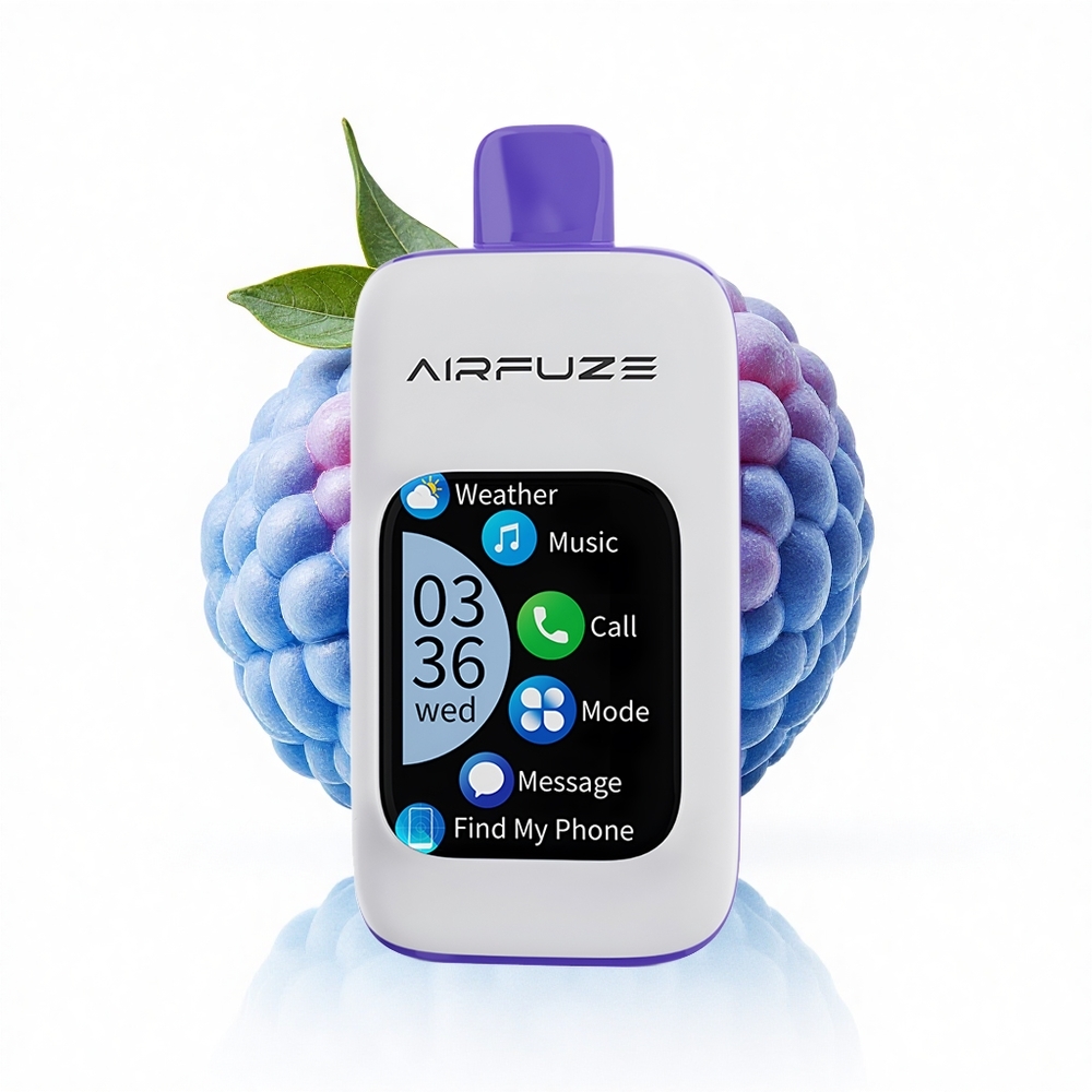 AirFuze Smart 30000 Puffs Blaue Himbeere Eis 900mAh Typ-C