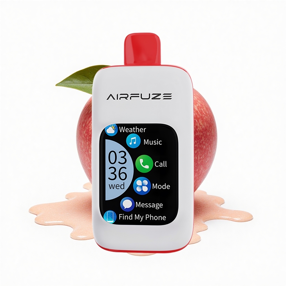 AirFuze Smart 30000 Puffs Dreifach-Apfel Smart 900mAh Typ-C TFT