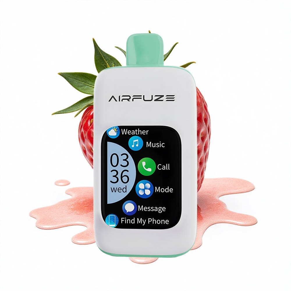 AirFuze Smart 30000 Puffs Erdbeersommerzeit 900mAh Typ-C Display