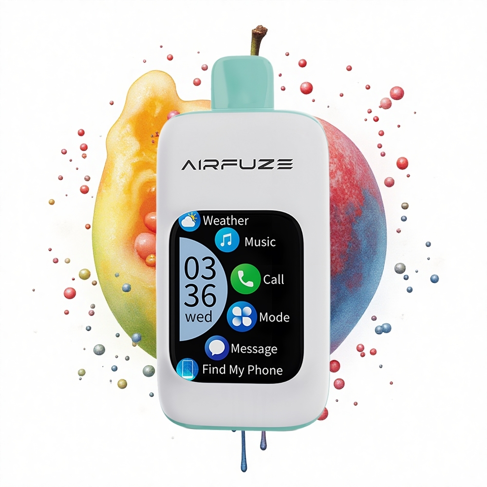 AirFuze Smart 30000 Puffs Regenbogen Frucht-Explosion mit 5% Nikotin und Typ-C-Ladung