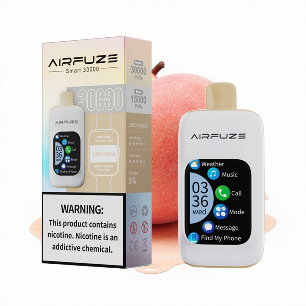AirFuze Smart 30000 Puffs Saftiger Pfirsich 900mAh Typ-C Touch
