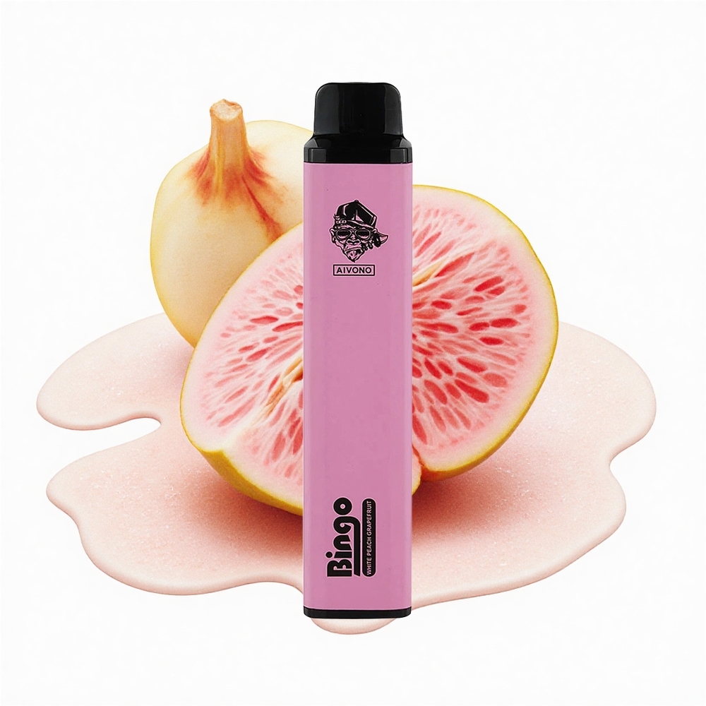 Aivono Aim Bingo 4000 Puffs Weißer Pfirsich Grapefruit Kompakt 1000mAh 10mL