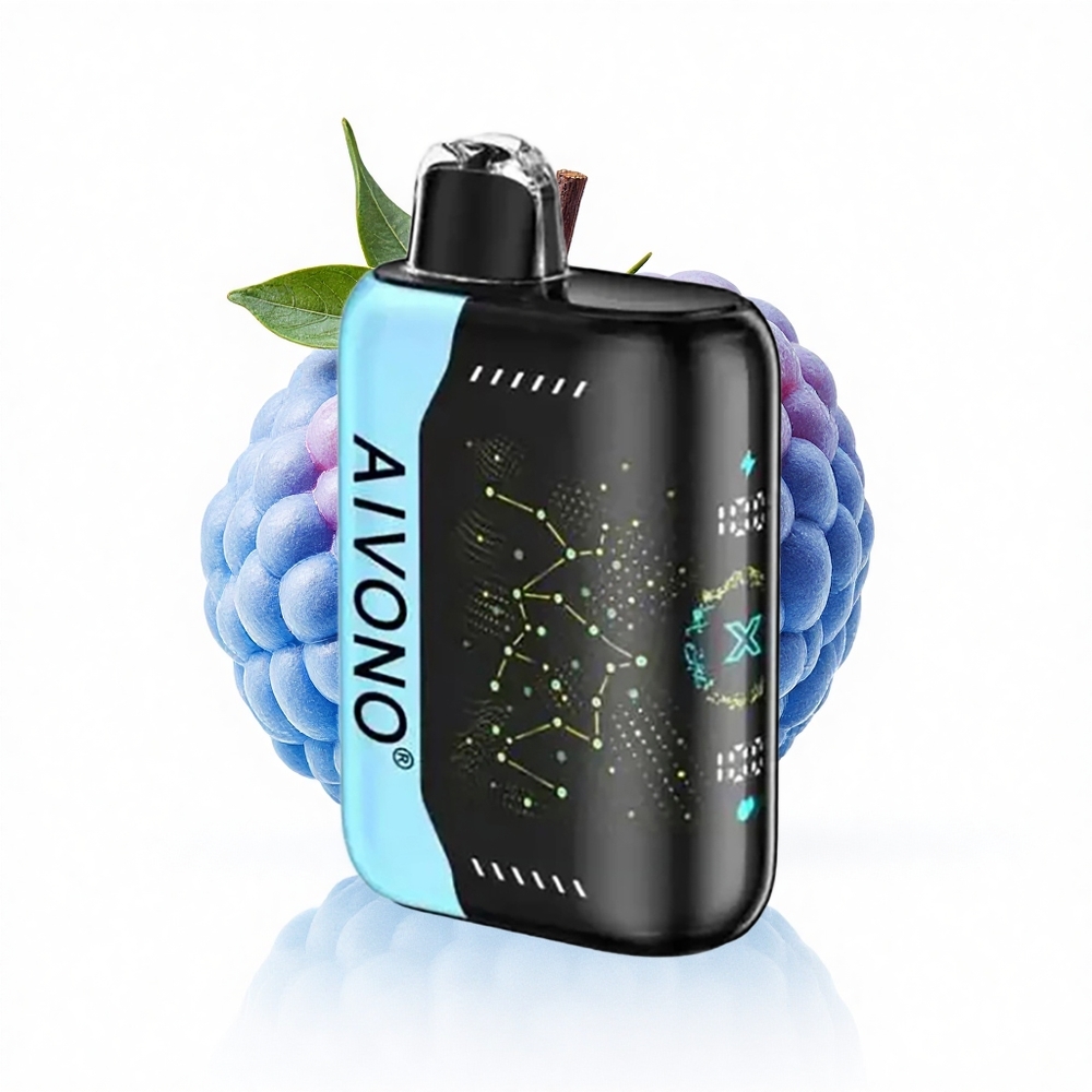 Aivono Aim Boom 25000 Puffs Blaue Himbeere Eis 650mAh Typ-C
