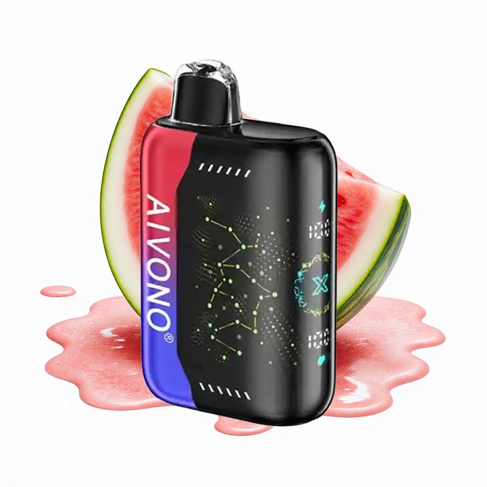 Aivono Aim Boom 25000 Puffs Gekühlte Wassermelone-Kirsche Leicht 90g Typ-C