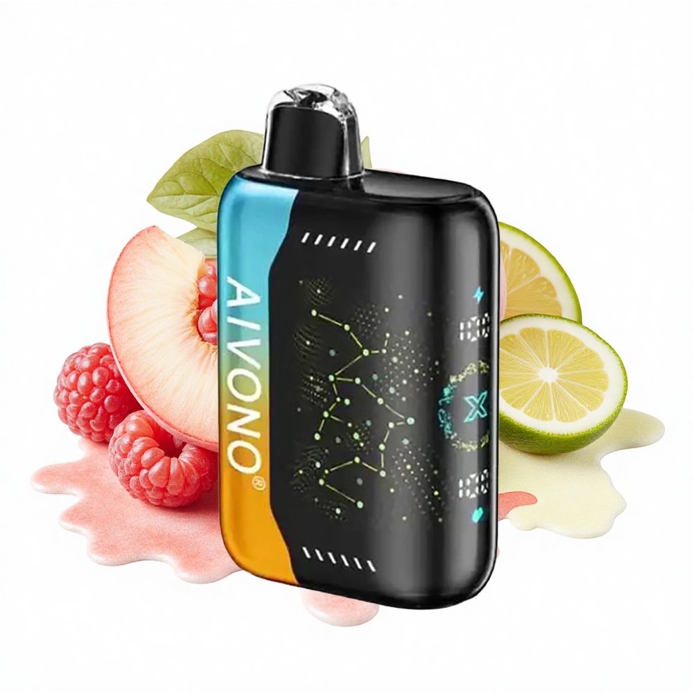 Aivono Aim Boom 25000 Puffs Himbeer Pfirsich Limette 28ml Typ-C