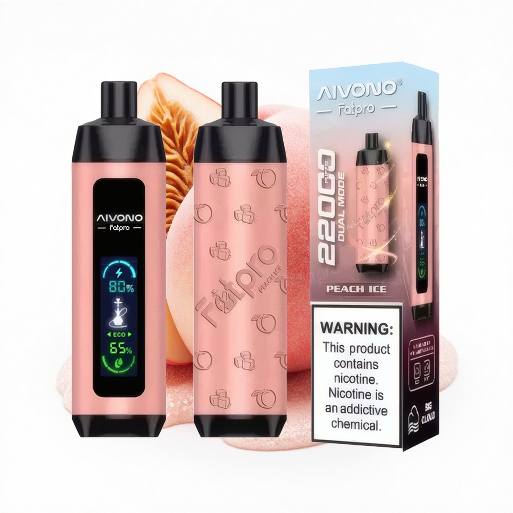 Aivono Aim Fatpro 22000 Puffs Pfirsich-Eis 28ml Dual-Modus