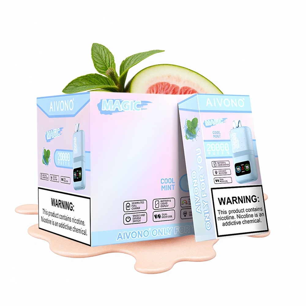 Aivono Aim Magic 20000 Puffs Kühle Minze Dual Mesh LCD