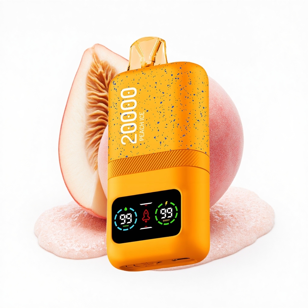 Aivono Aim Magic 20000 Puffs Pfirsich-Eis Dual Mesh LCD