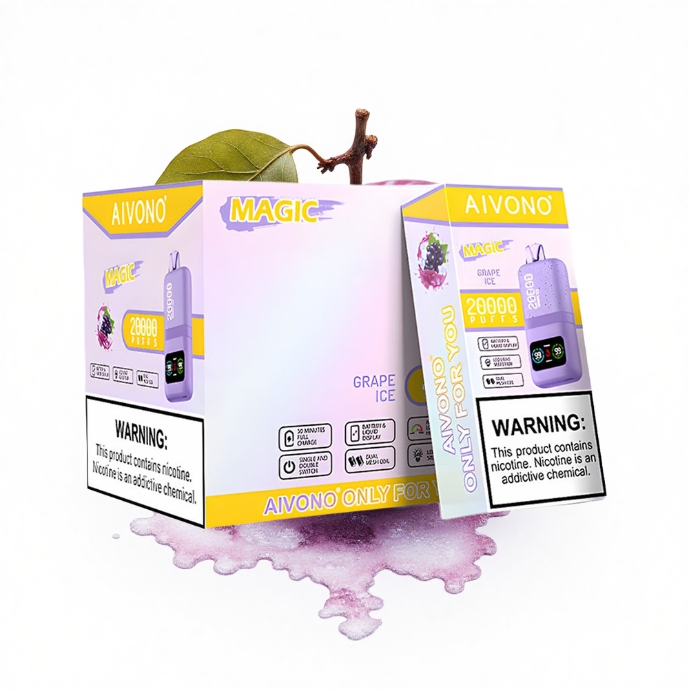 Aivono Aim Magic 20000 Puffs Trauben-Eis Dual Mesh LCD