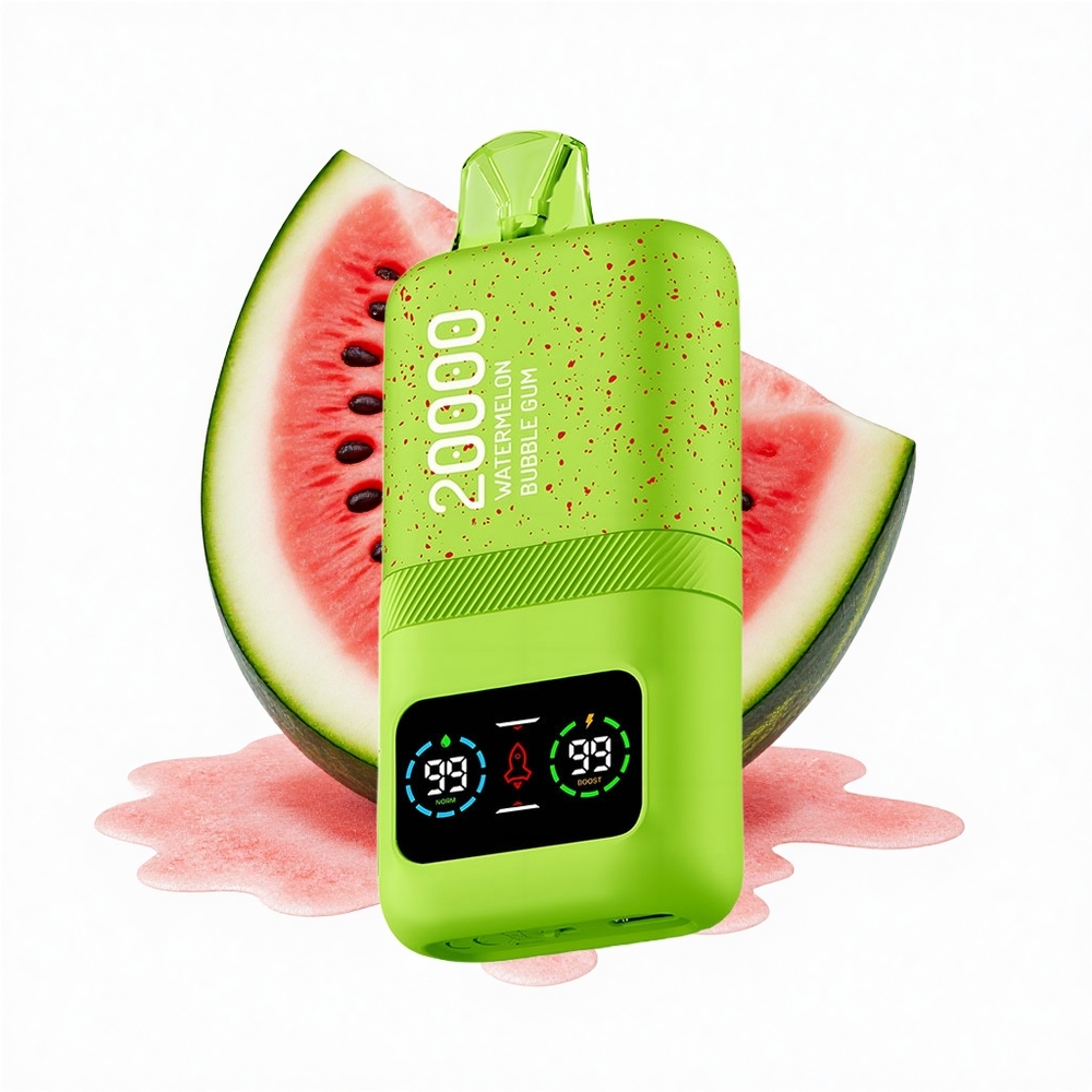 Aivono Aim Magic 20000 Puffs Wassermelonen-Kaugummi Dual Mesh LCD Typ-C