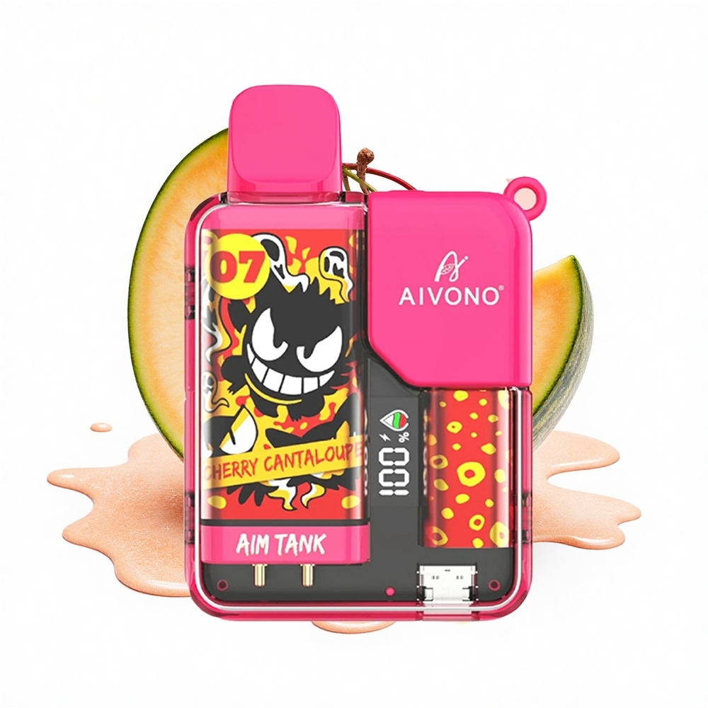 Aivono Aim Tank 9500 Puffs Kirschmelone LCD 650mAh Mesh