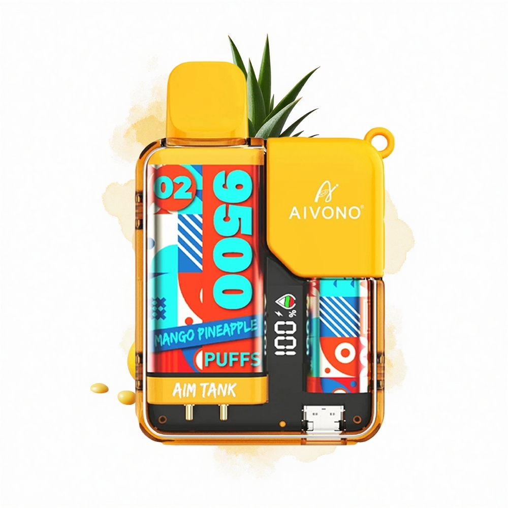 Aivono Aim Tank 9500 Puffs Mango-Ananas LCD 650mAh 18ml