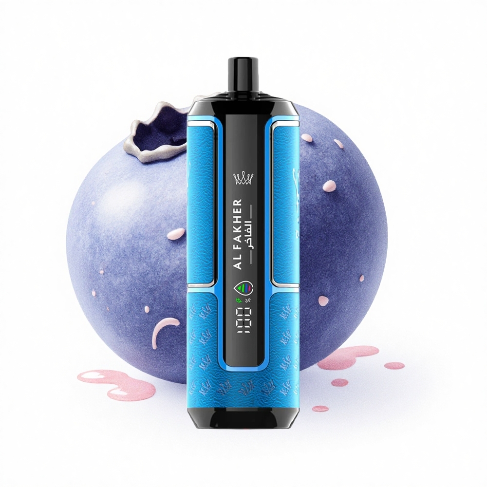 Al Fakher Crown Bar 15K Hypermax Blaubeerenkaugummi 22ml 600mAh Typ-C