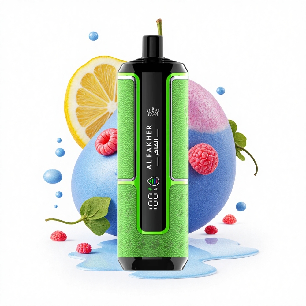 Al Fakher Crown Bar 15K Hypermax Blaue Himbeerlimonade 22ml Typ-C Leicht
