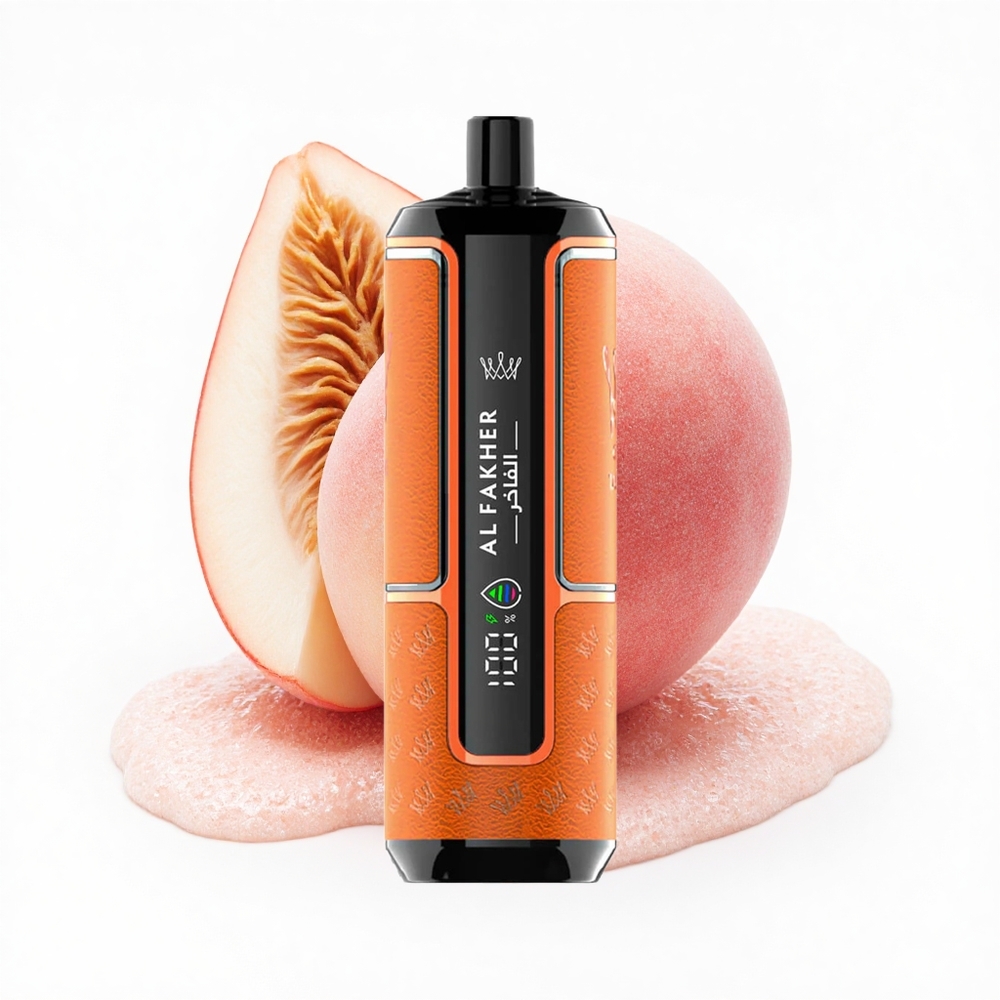 Al Fakher Crown Bar 15K Hypermax Pfirsich-Eis 600mAh Typ-C