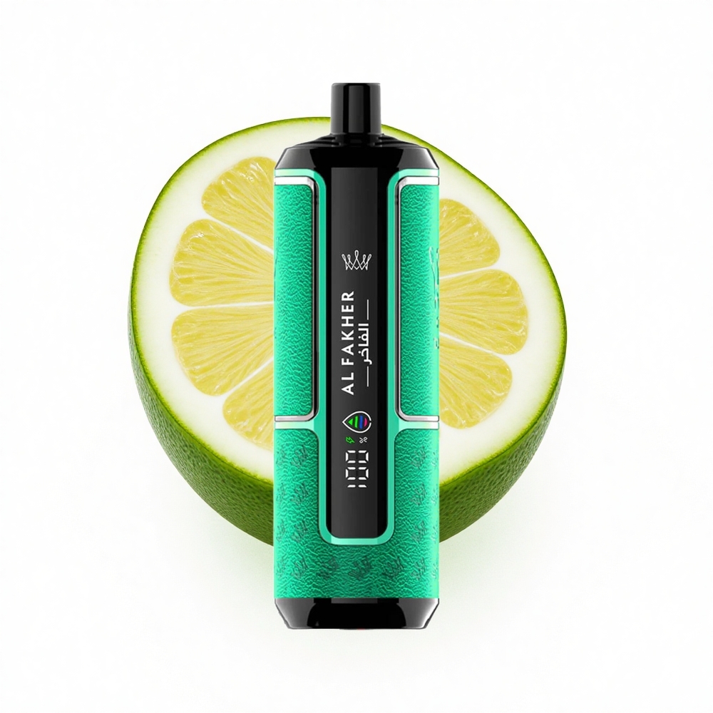 Al Fakher Crown Bar 15K Hypermax Zitronenlimette Tragbar 600mAh Typ-C