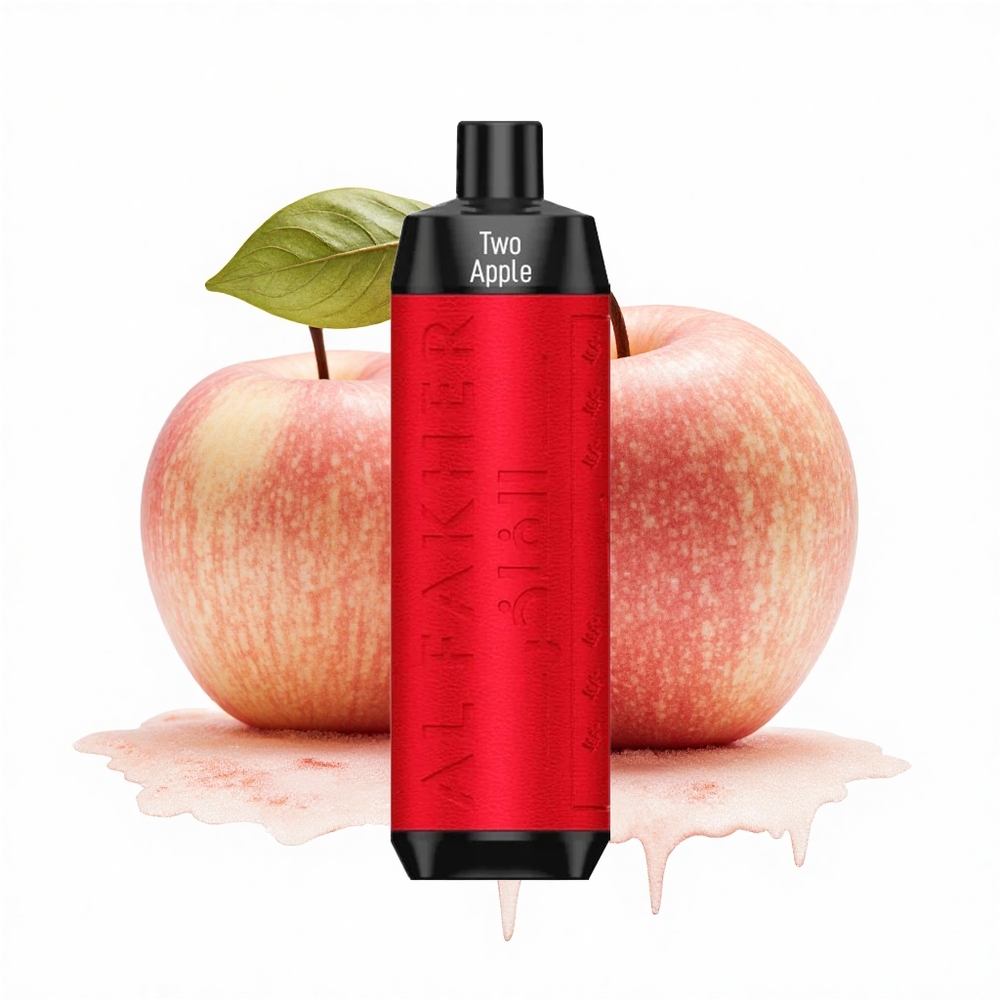 Al Fakher Crown Bar 8000 Crystal Zwei Äpfel 18ml Typ-C 600mAh