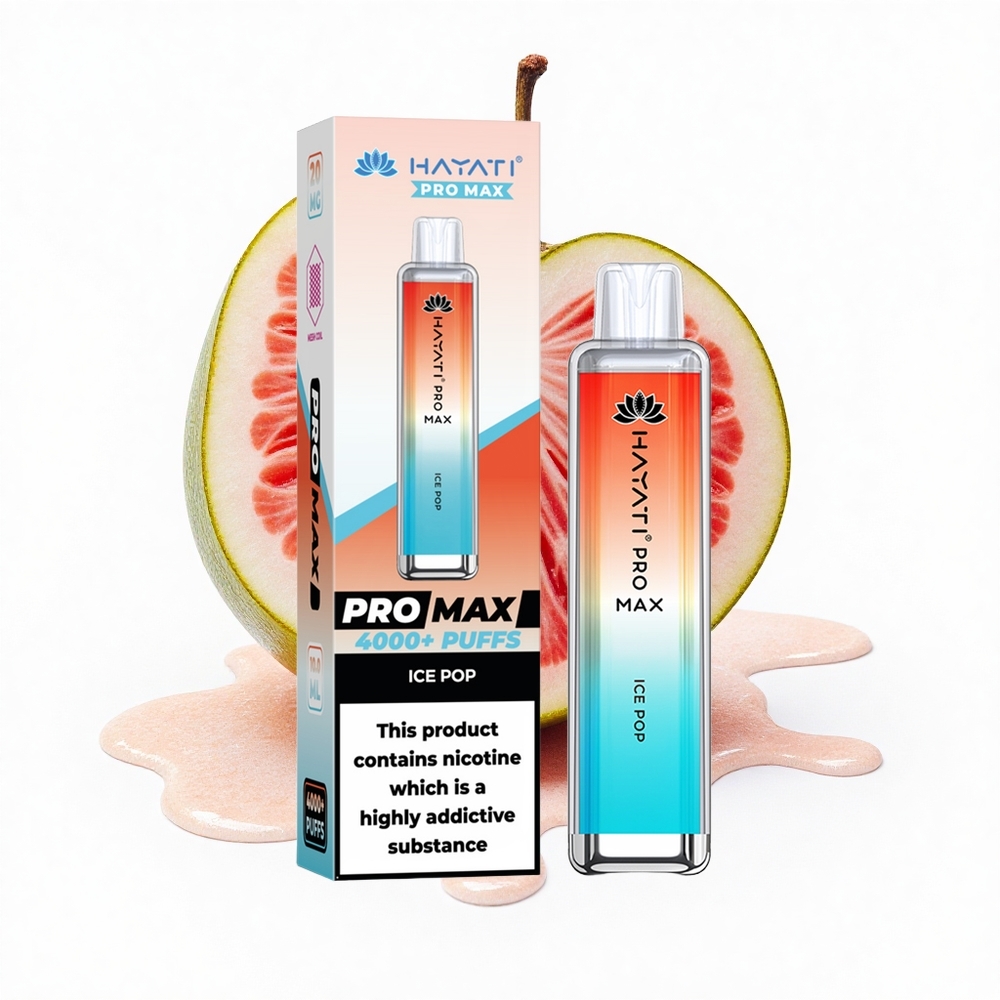Hayati Pro Max 4000 Puffs Eisstängel Dual Mesh 2ml