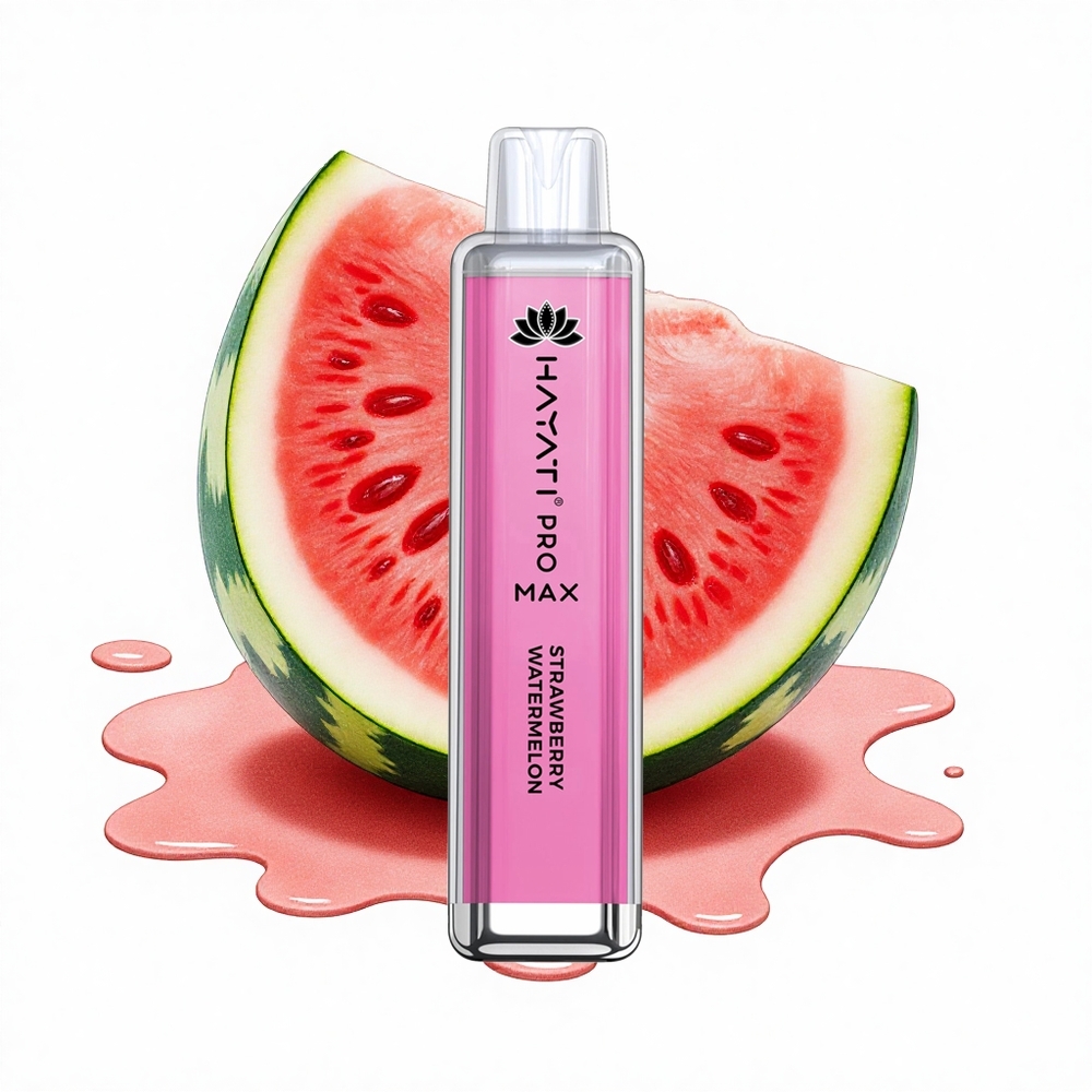 Hayati Pro Max 4000 Puffs Erdbeer-Wassermelone Dual-Mesh 1400mAh