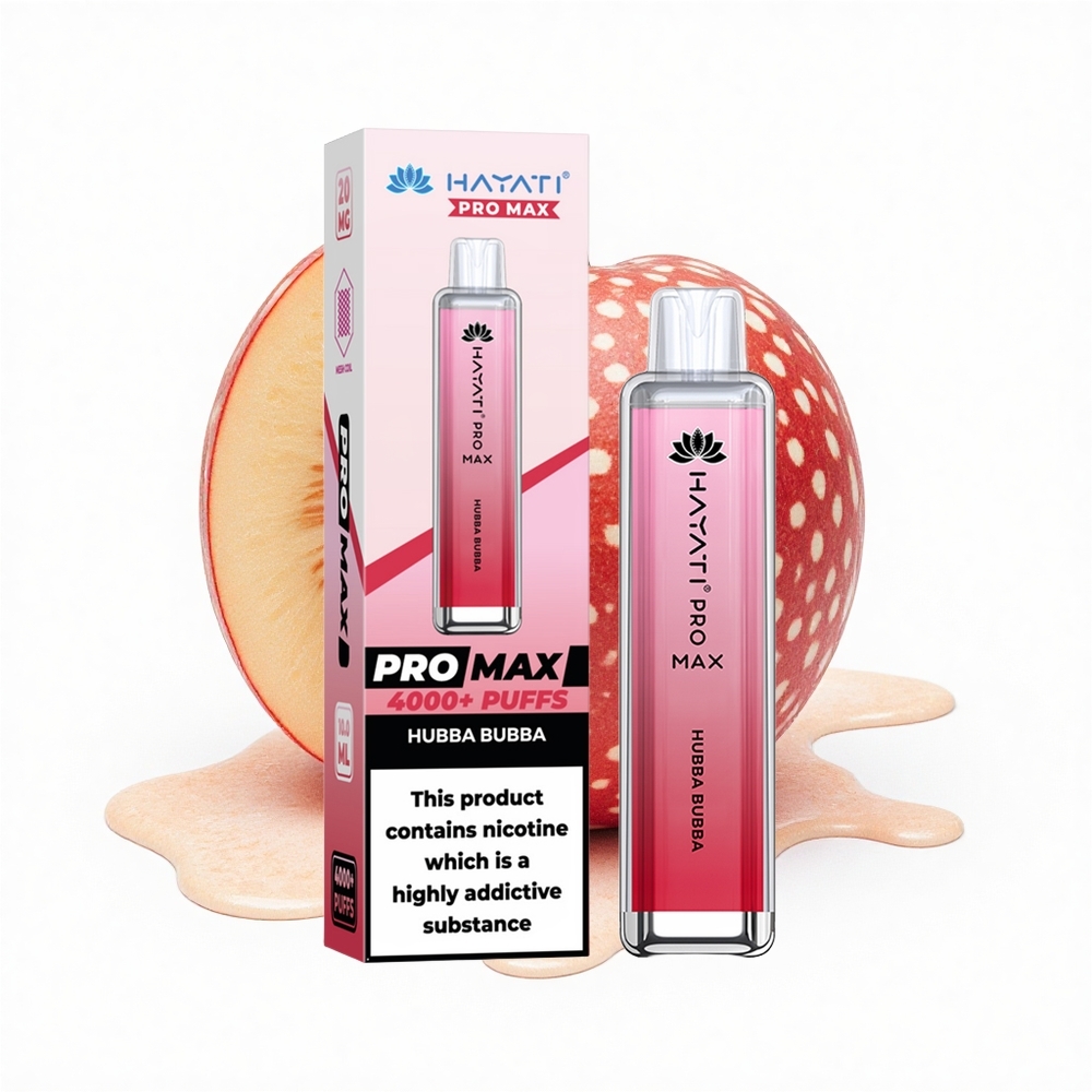 Hayati Pro Max 4000 Puffs Hubba Bubba Pro Max 2ml Dual Coil