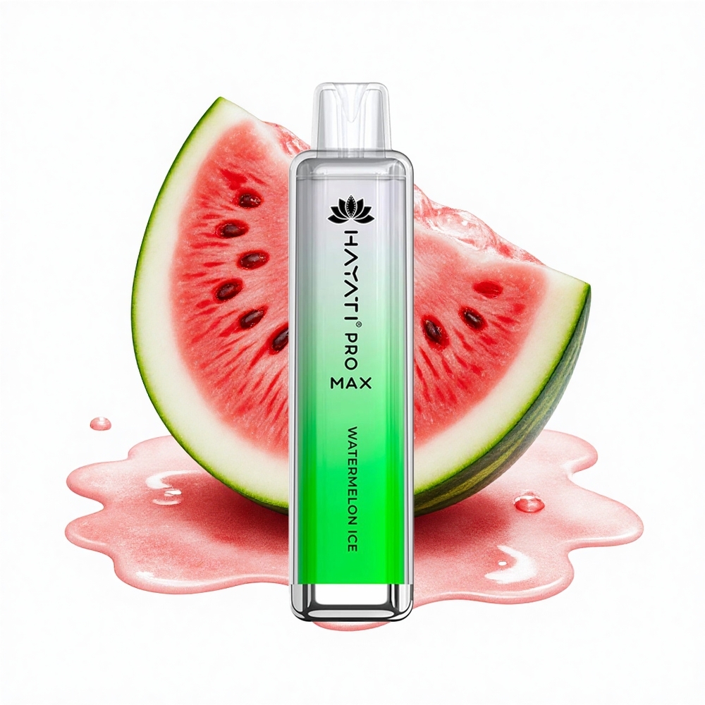 Hayati Pro Max 4000 Puffs Wassermelonen-Eis Dual Mesh Rechargebar