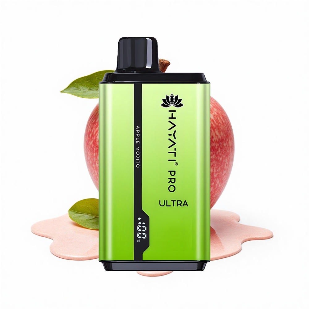 Hayati Pro Ultra 15000 Puffs Apfel Mojito Zwei Prozent