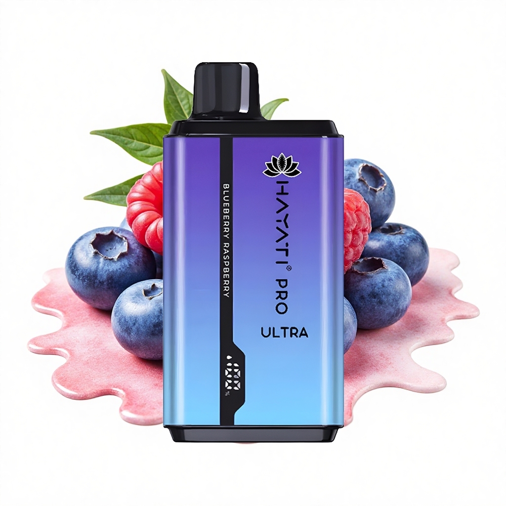 Hayati Pro Ultra 15000 Puffs Blaubeere Himbeere 850mAh 24ml 2%
