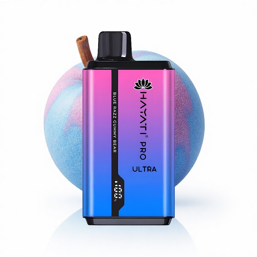 Hayati Pro Ultra 15000 Puffs Blaue Himbeer Gummibärchen 850mAh 24ml