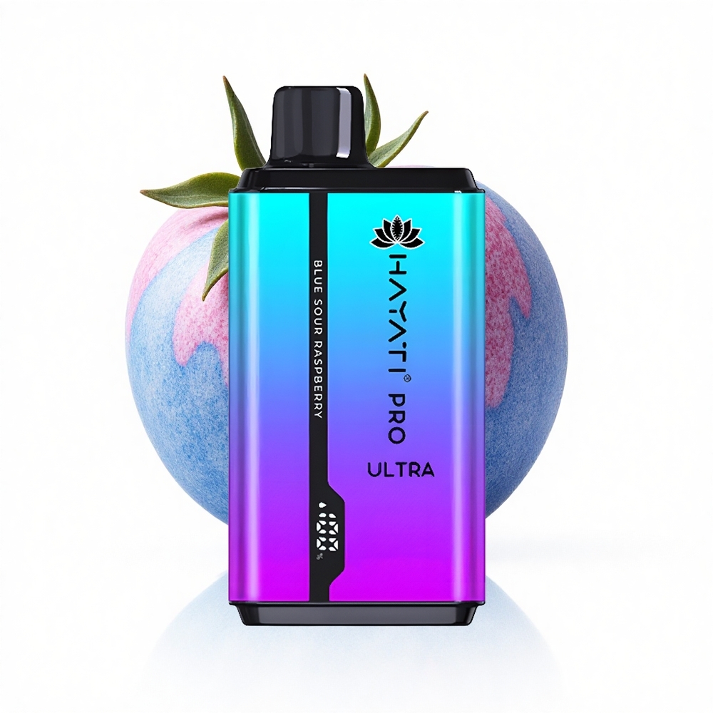Hayati Pro Ultra 15000 Puffs Blaue Saure Himbeere 850mAh 24ml 2%