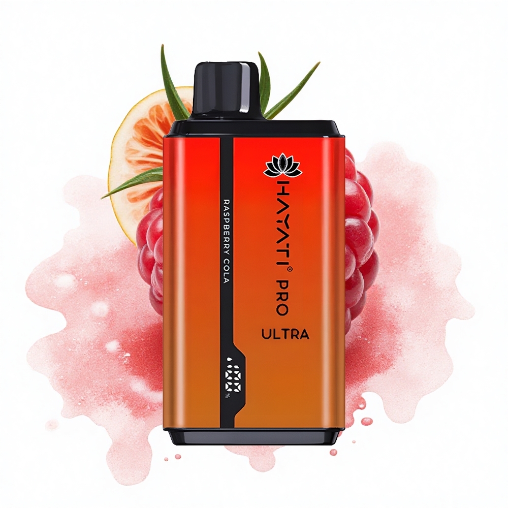 Hayati Pro Ultra 15000 Puffs Himbeer Cola 850mAh 24ml 2%