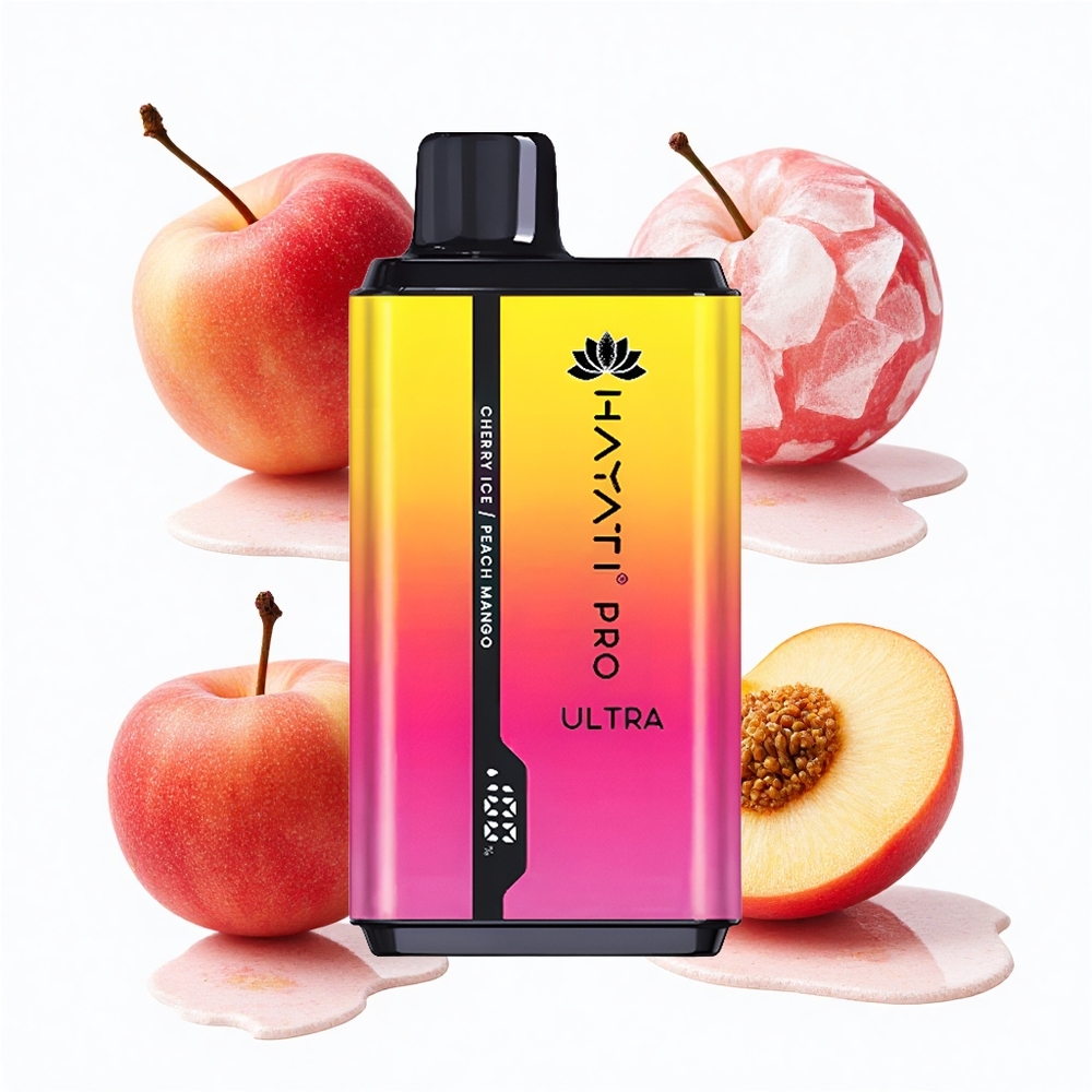 Hayati Pro Ultra 15000 Puffs Kirsch-Eis-Pfirsich-Mango 850mAh 24ml