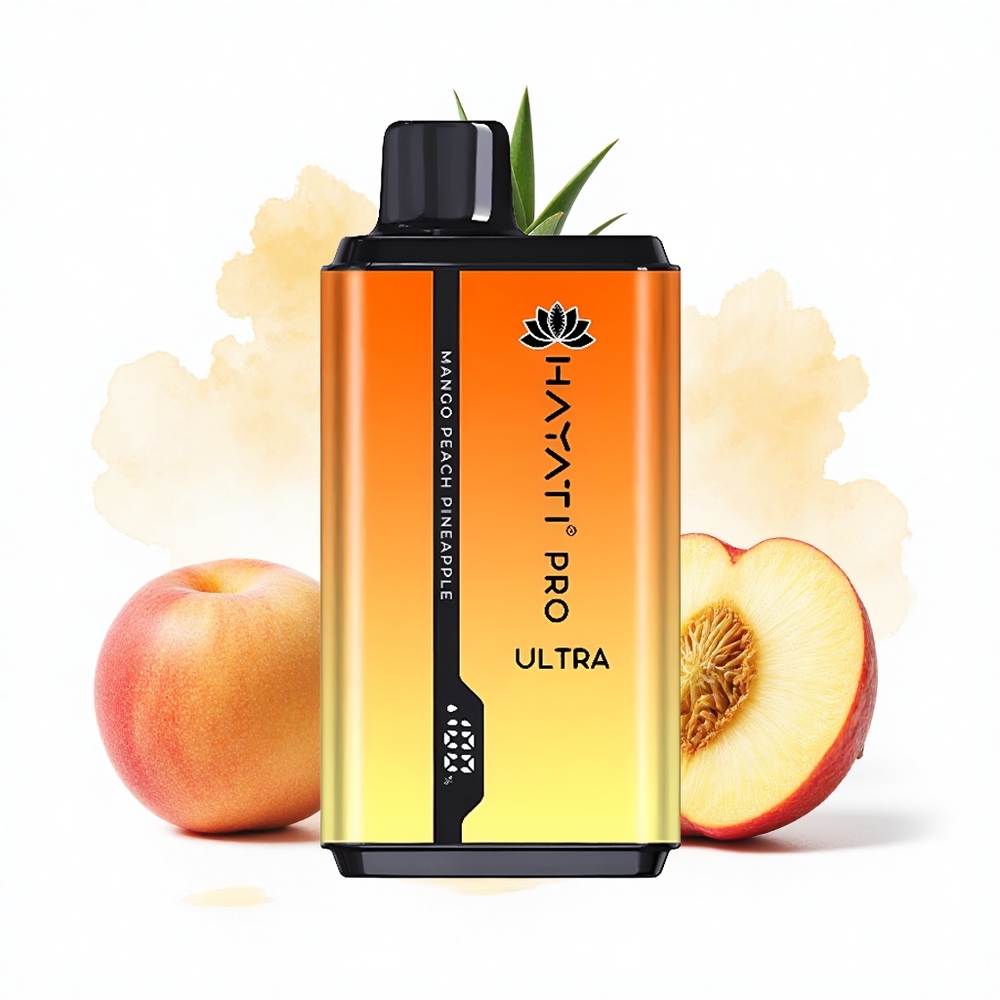 Hayati Pro Ultra 15000 Puffs Mango Pfirsich Ananas 850mAh 24ml 2%