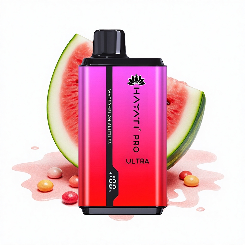 Hayati Pro Ultra 15000 Puffs Wassermelonen-Skittles 850mAh 2 12ml 2%