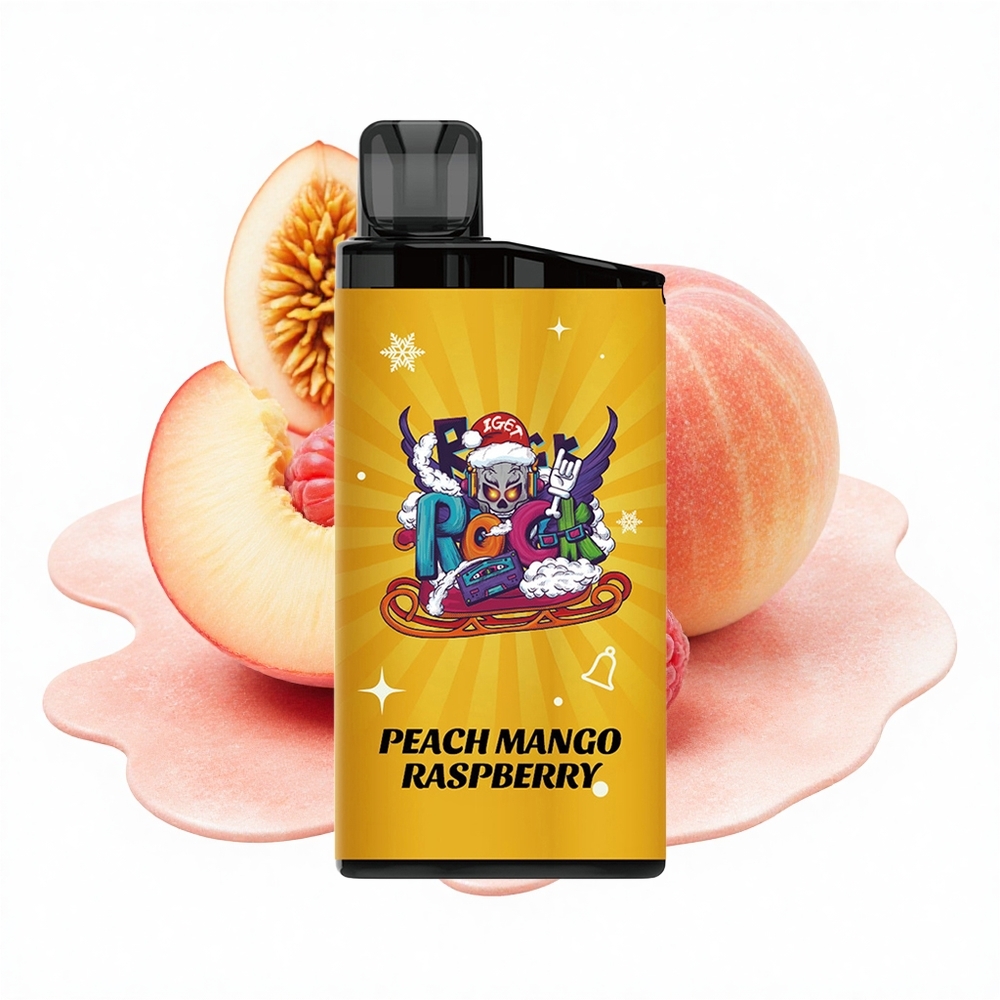 IGET Bar 3500 Puffs Pfirsich-Mango-Himbeere 1400 mAh PC+ALU