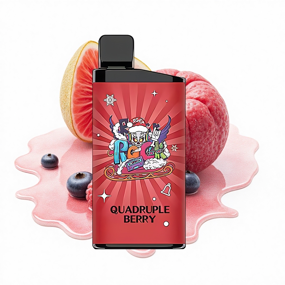 IGET Bar 3500 Puffs Vierfachbeere Mesh Coil 1400 mAh