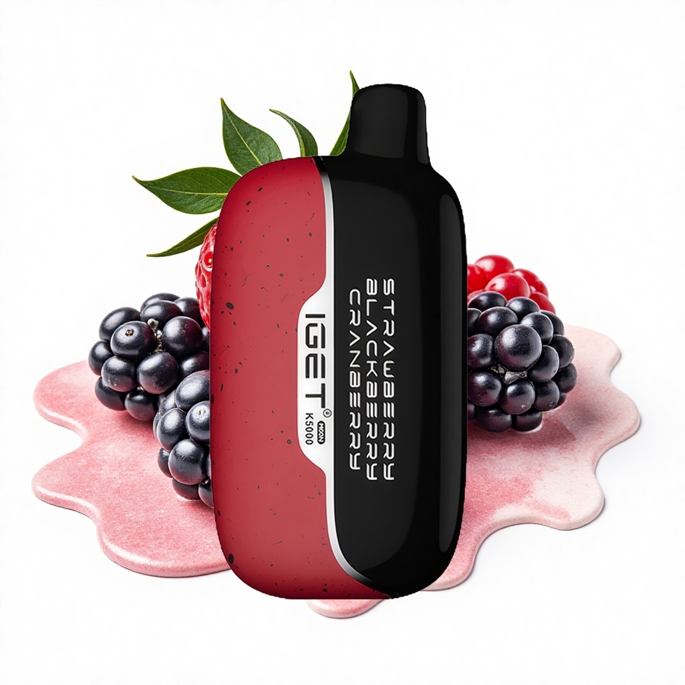 IGET Moon K5000 Puffs Erdbeere Brombeere Preiselbeere 5000 Puffs 1.35 Ohm
