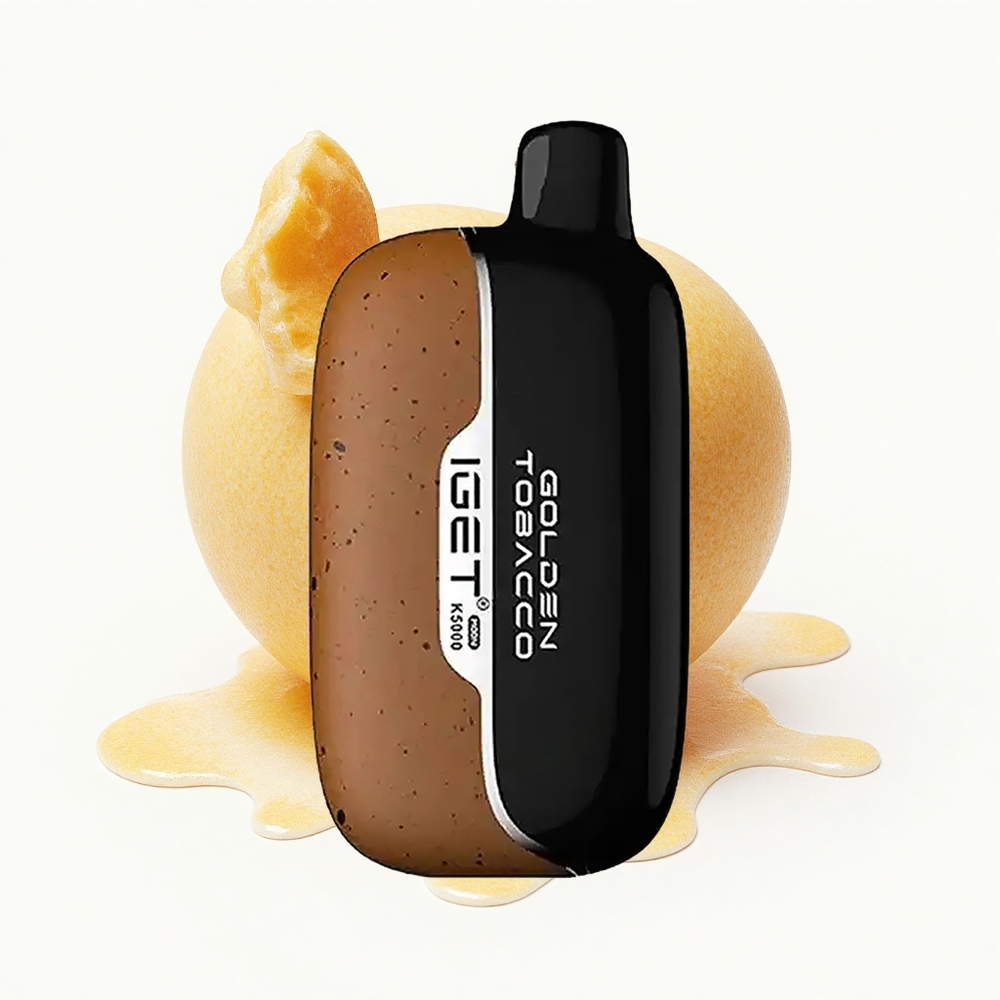 IGET Moon K5000 Puffs Goldener Tabak PC Mesh 1.35 Ohm