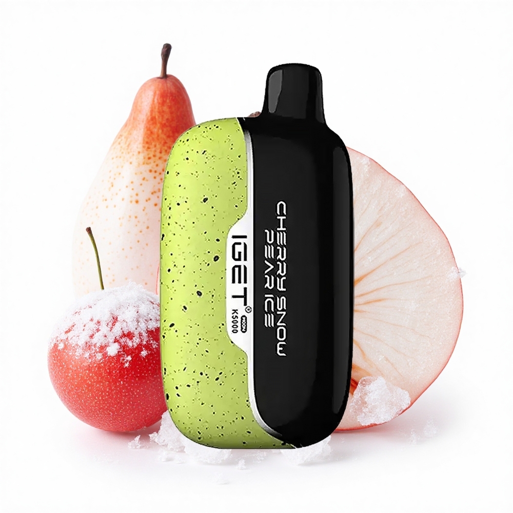 IGET Moon K5000 Puffs Kirsch-Schnee-Birne-Eis PC 1.35 Ohm Mesh