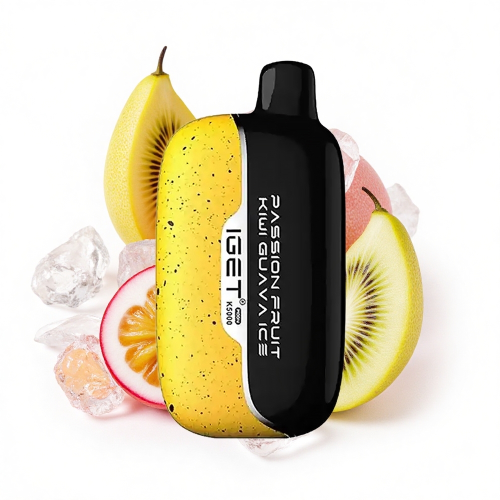 IGET Moon K5000 Puffs Passionsfrucht Kiwi Guava Eis PC 1.35 Ohm Mesh