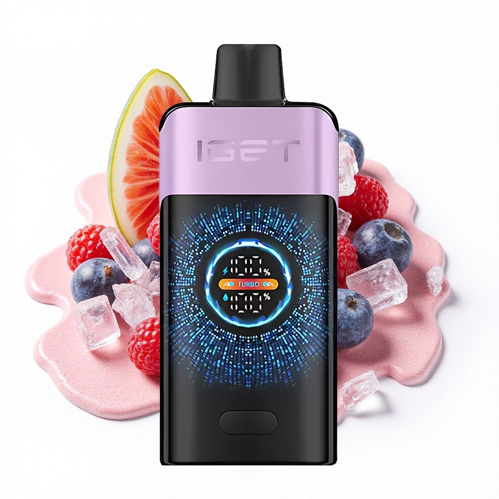 IGET ONE 12000 Puffs Beerenmischung Eis Dual Mesh Farbdisplay