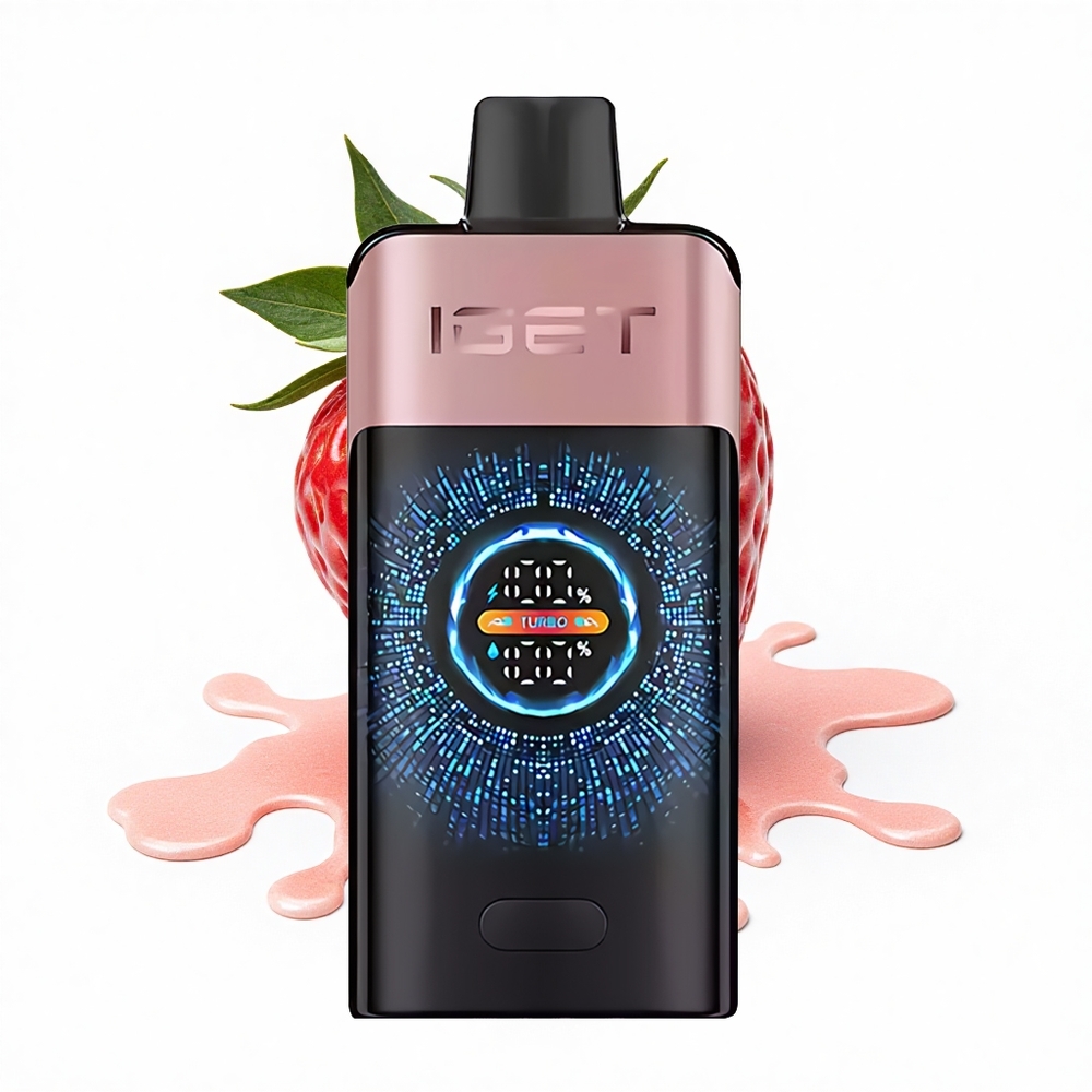 IGET ONE 12000 Puffs Erdbeer-Lutsch Dual Mesh 2700