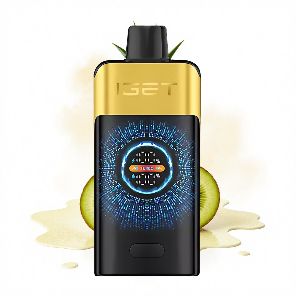 IGET ONE 12000 Puffs Kiwi-Ananas Dual Mesh Kurven-Display