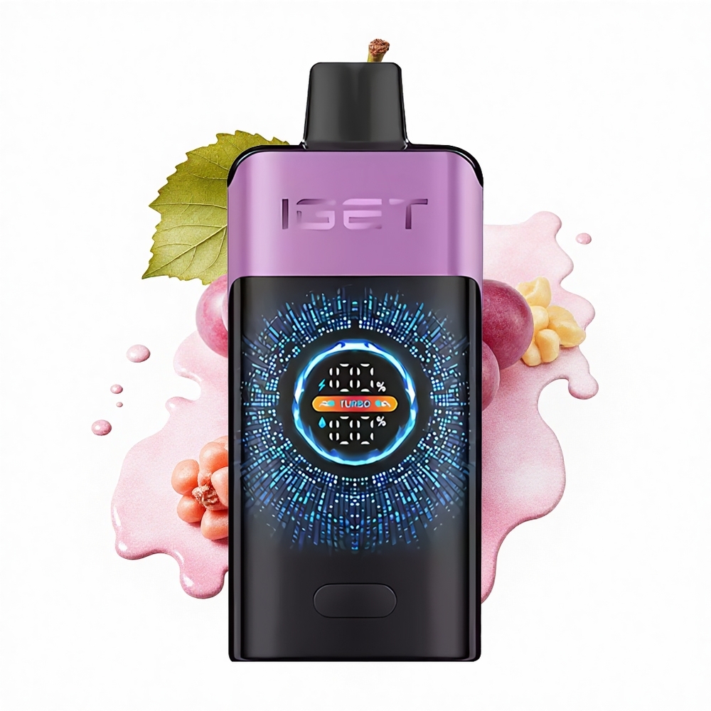 IGET ONE 12000 Puffs Trauben-Turbo-Doppelgitter